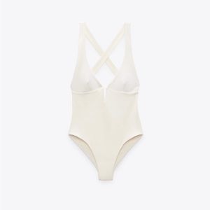 Zara cross strap swimsuit